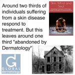Around two thirds of individuals suffering from a skin disease respond to treatment. But this leaves around one third "abandoned by Dermatology"